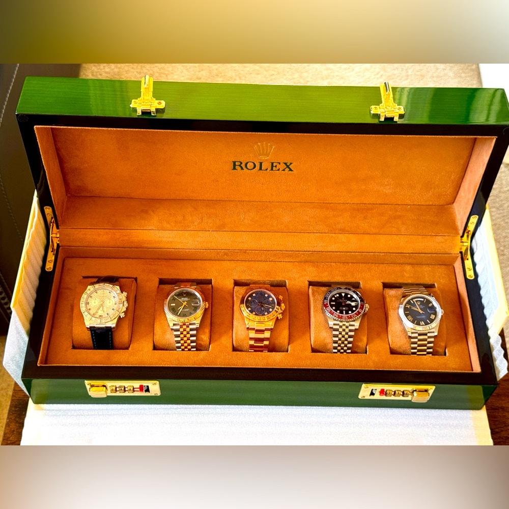 Rolex Watch storage case for 5 watches